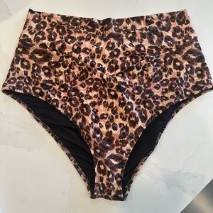 Aerie high waisted crossover bikini bottom